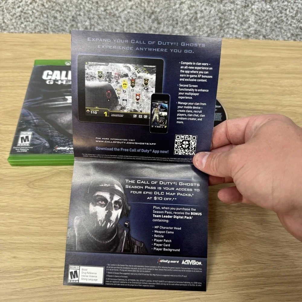 Call of Duty‎ Ghosts - Microsoft Xbox One Complete Tested Working